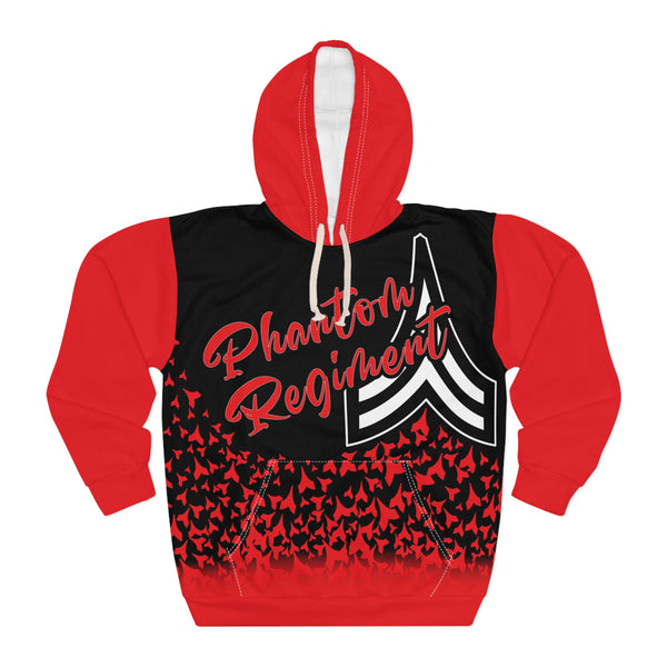 Confetti Chevron Hoodie - Red