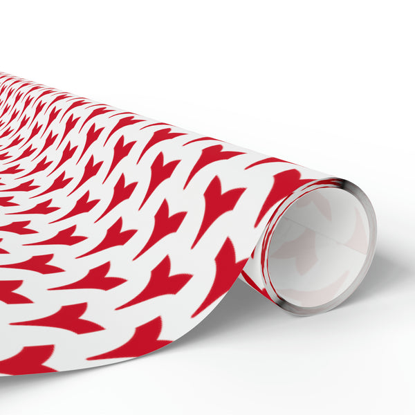 Red Chevron Wrapping Paper