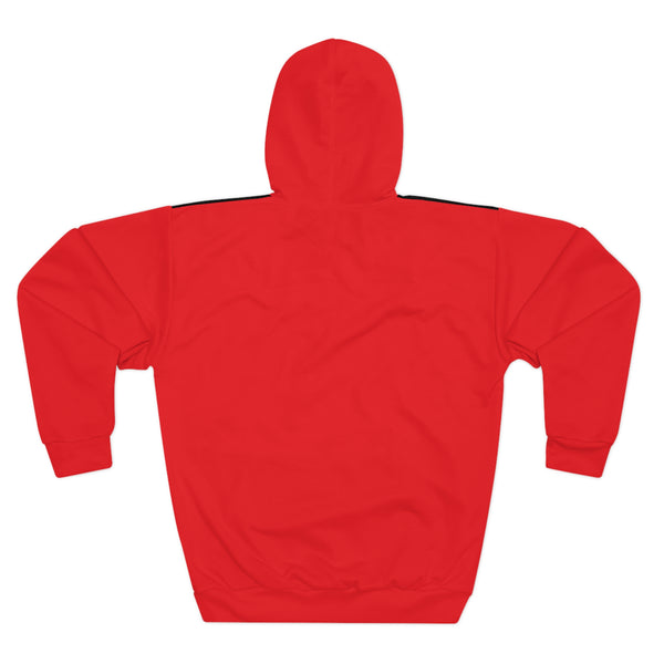 Confetti Chevron Hoodie - Red