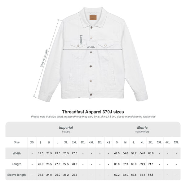Unisex Denim Jacket (Embroidery)