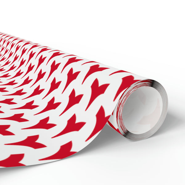 Red Chevron Wrapping Paper