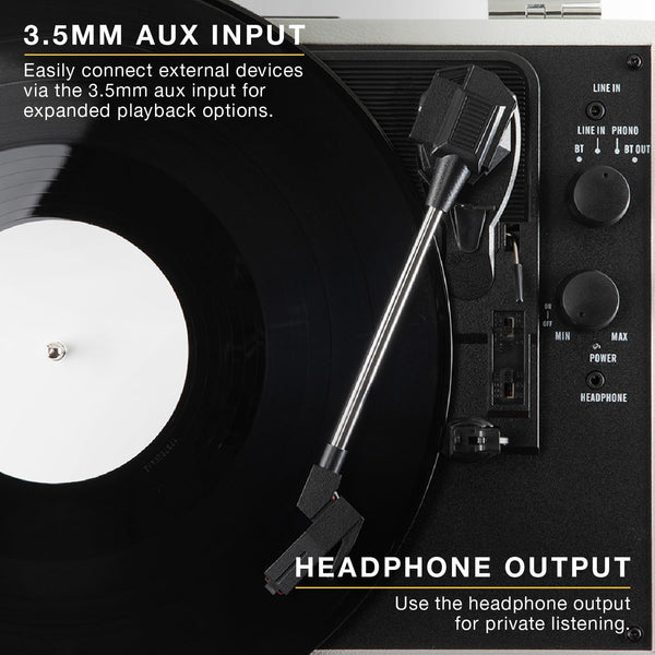 Victrola Record Player with Built-in Speakers