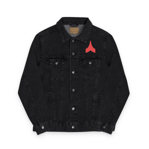 Chevron Denim Jacket