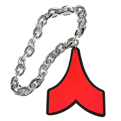 Oversized Chevron Necklace