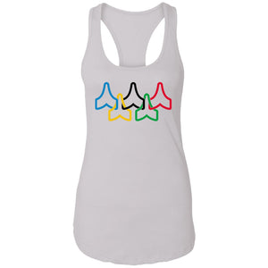 Chevron Rings Racerback Tank