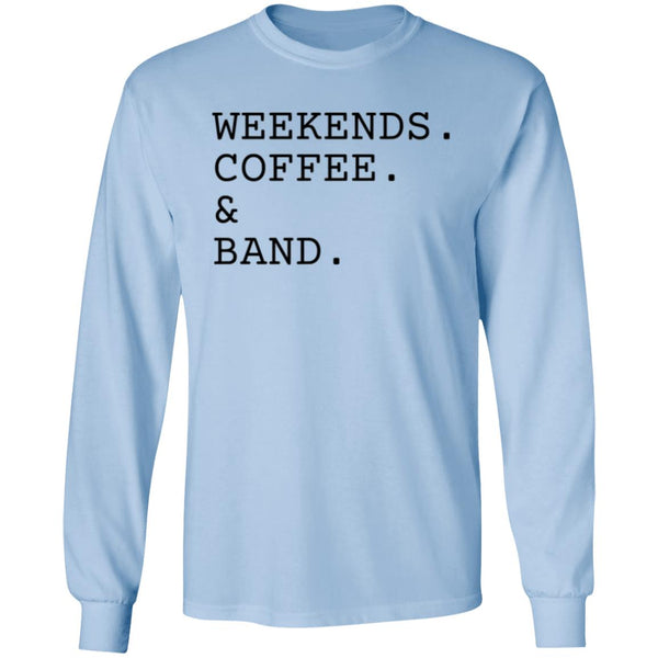 Coffee & Band Long Sleeve Tee