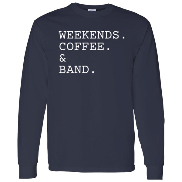 Coffee & Band Long Sleeve Tee