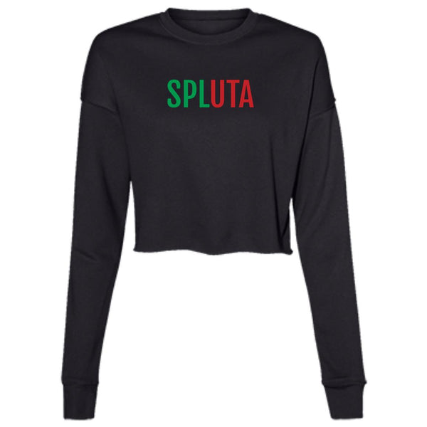 SPLUTA Cropped Fleece Crew