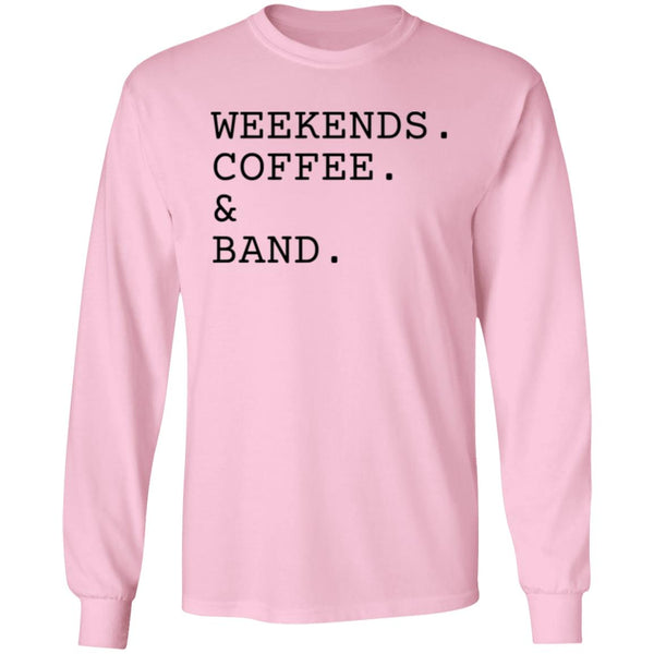 Coffee & Band Long Sleeve Tee