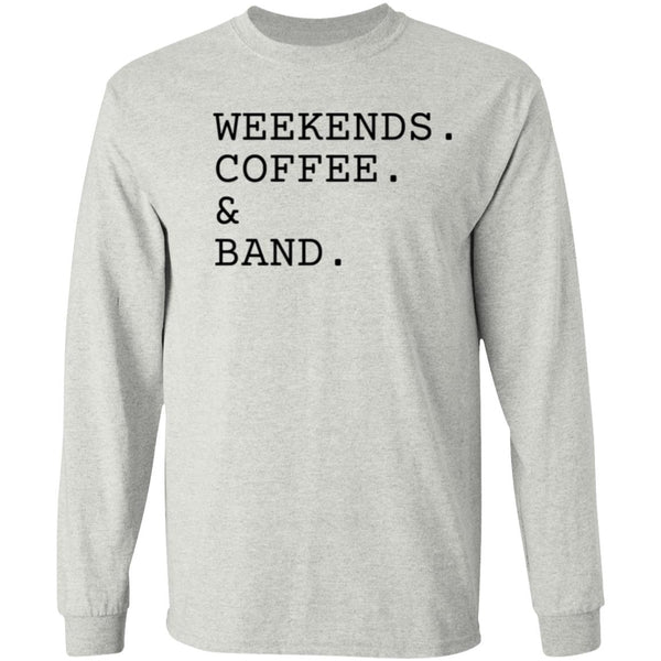 Coffee & Band Long Sleeve Tee