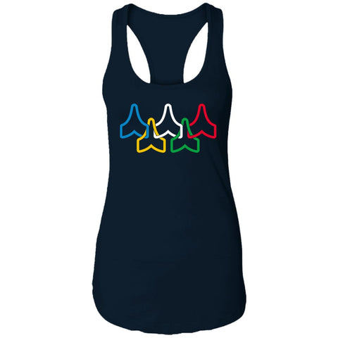 Chevron Rings Racerback Tank