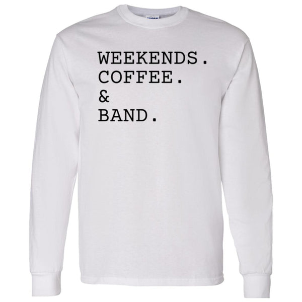 Coffee & Band Long Sleeve Tee