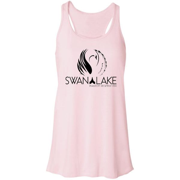 Swan Lake Flowy Racerback Tank