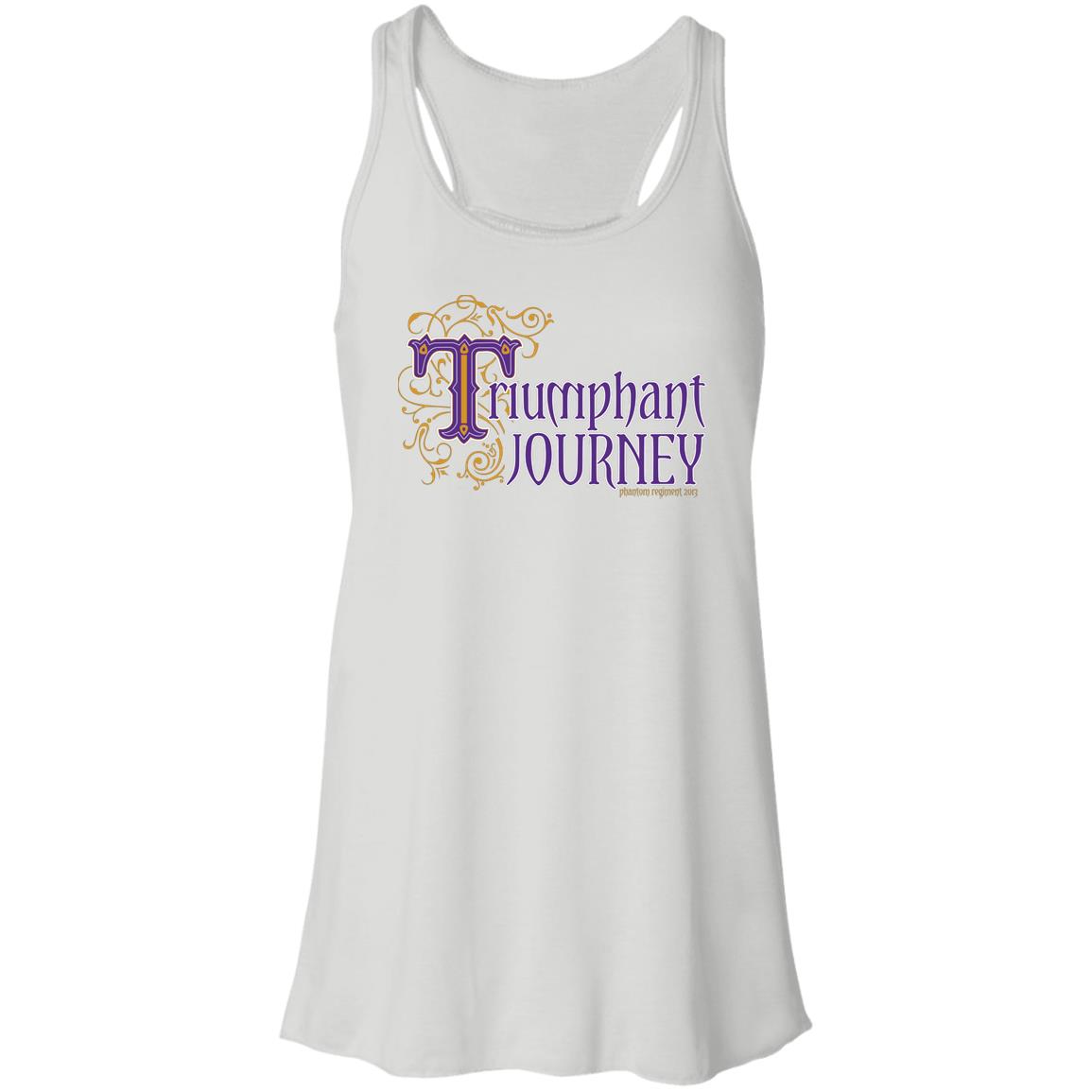 Triuphant Journey Flowy Racerback Tank