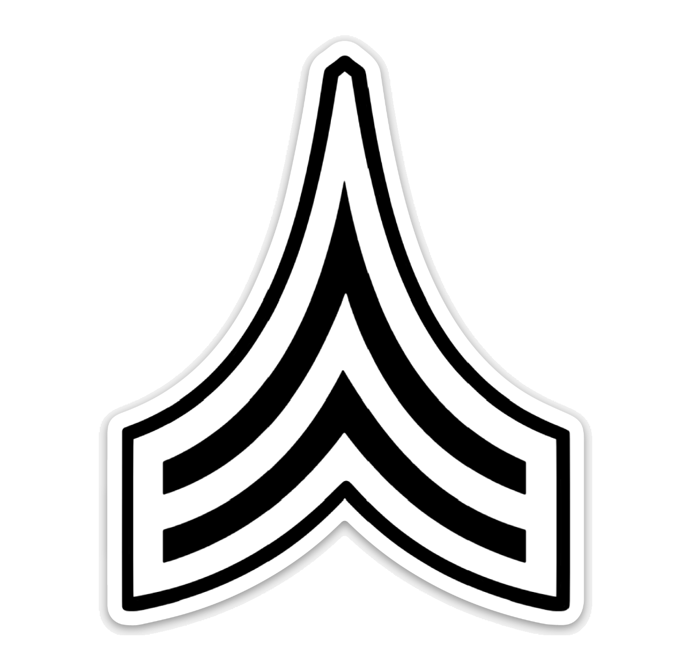 Vintage Chevron Magnet