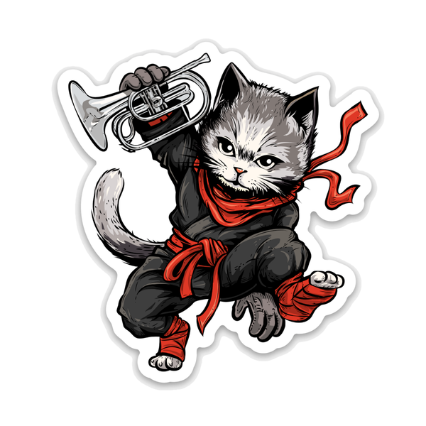 Ninja Cats Stickers
