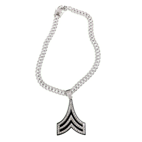 Chevron Bling Necklace