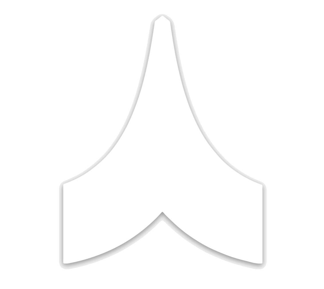 White Chevron Sticker