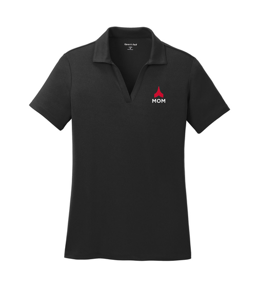 Mom's Embroidered Sport Mesh Polo